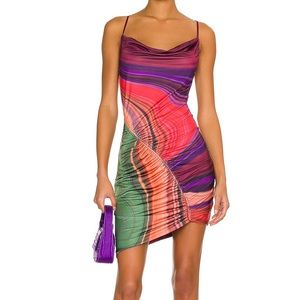 REVOLVE Multicolor Striped Mini Dress
